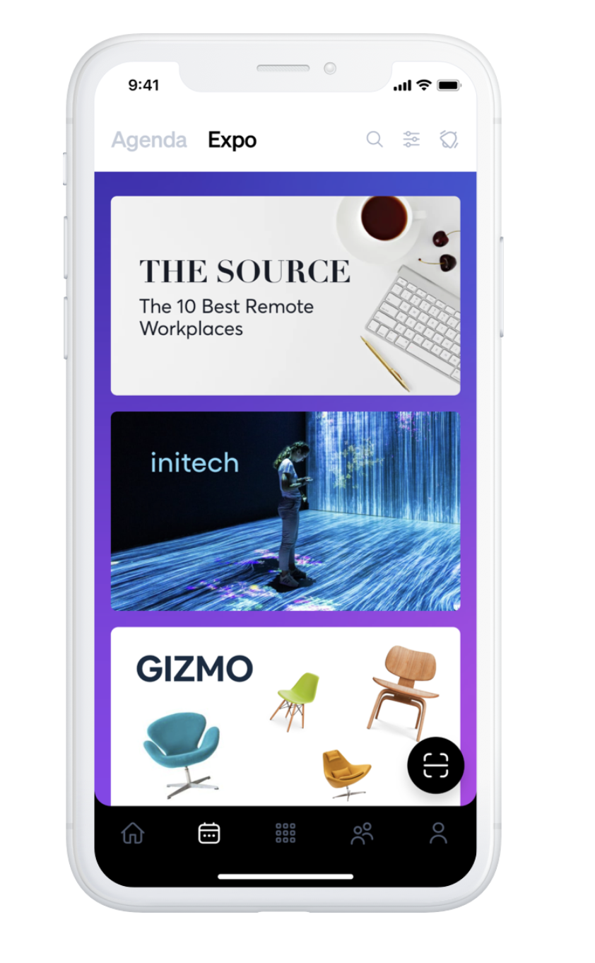 Digital Expo Hall interface